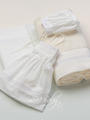 Λαδόπανα βάπτισης για κορίτσι Elegant Lace